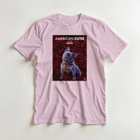Load image into Gallery viewer, Mockup American Cutie on light pink tee