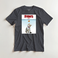 Load image into Gallery viewer, Mockup Paws on dark heather tee