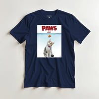 Load image into Gallery viewer, Mockup Paws on navy tee