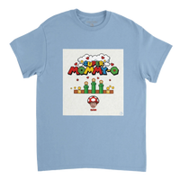 Load image into Gallery viewer, Mockup Super Mommy-o 4 kids light blue tee - Copy