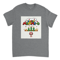 Load image into Gallery viewer, Mockup Super Mommy-o 2 kids sport grey tee - Copy