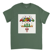 Load image into Gallery viewer, Mockup Super Mommy-o 4 kids military green tee - Copy