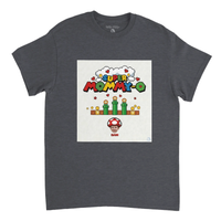 Load image into Gallery viewer, Mockup Super Mommy-o 2 kids dark heather tee - Copy
