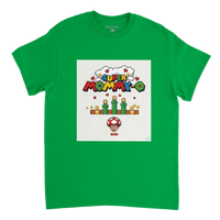 Load image into Gallery viewer, Mockup Super Mommy-o 1 kid irish green tee
