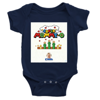 Load image into Gallery viewer, Mockup on navy bodysuit