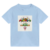 Load image into Gallery viewer, “SUPER MOMMY-O” Personalized Baby Video Game Pun Tee