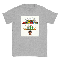 Load image into Gallery viewer, Mockup customizable on sport grey tee