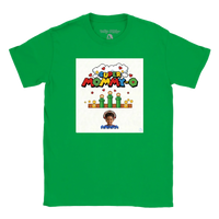 Load image into Gallery viewer, Mockup customizable on irish green tee