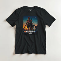 Load image into Gallery viewer, "THE MOM-DALORIAN AND BABY" Personalized Photo &amp; Name Tee