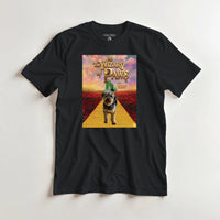 Load image into Gallery viewer, Mockup Wizard of Paws (dog) on black tee