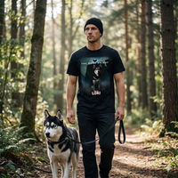 Load image into Gallery viewer, Mockup on body The Bark Knight Loki