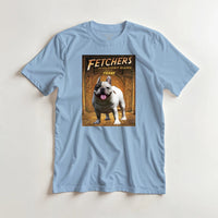 Load image into Gallery viewer, Mockup Indiana Bones on light blue tee