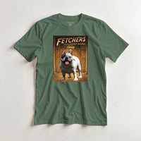 Load image into Gallery viewer, Mockup Indiana Bones on military green tee