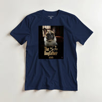 Load image into Gallery viewer, Mockup Dogfather on navy tee