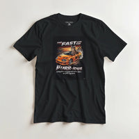 Load image into Gallery viewer, “FAST &amp; PURR-ious” Graphic Cat JDM or Muscle Car Tee