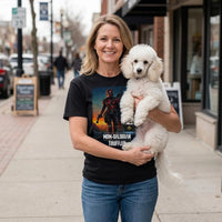 Load image into Gallery viewer, Truffles' mom on body black tee